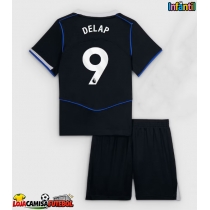 Camisa de Futebol Chelsea Liam Delap #9 Equipamento Alternativo Infantil 2025-26 Manga Curta (+ Calças curtas)